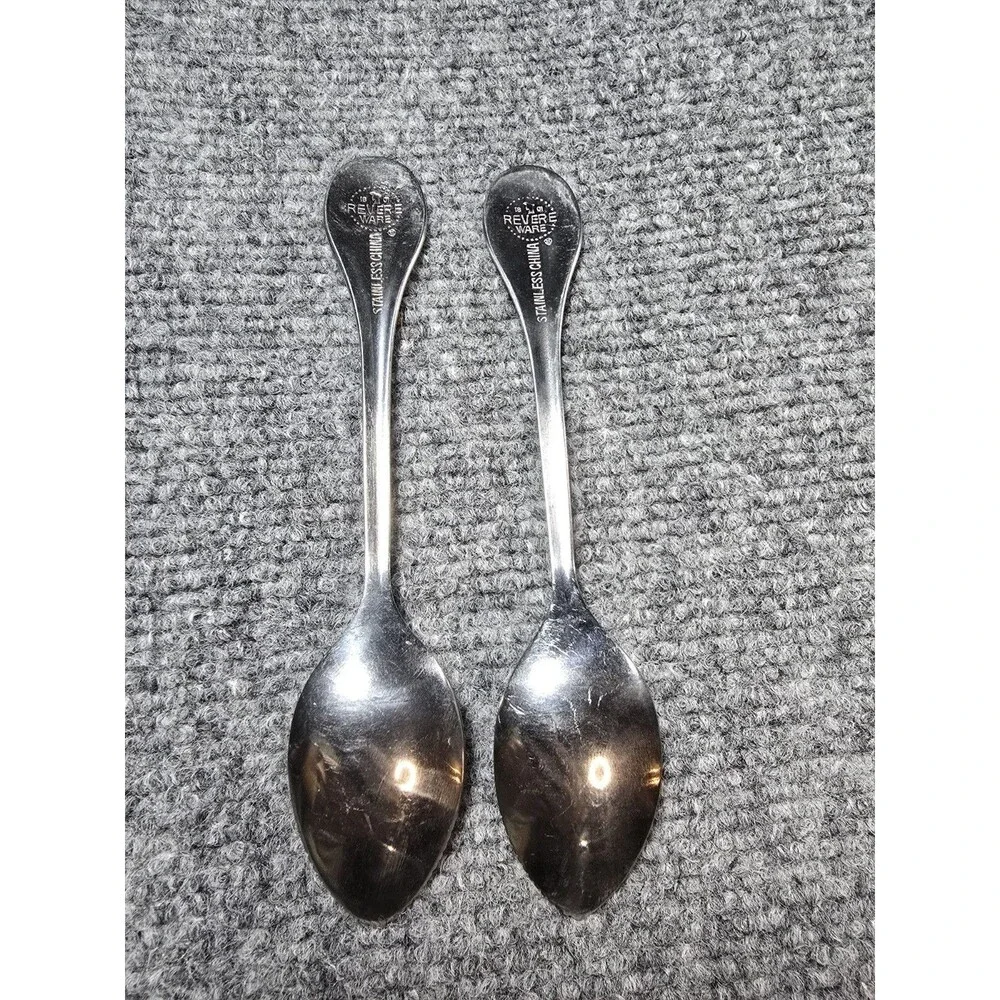 Revere Ware Stainless Grapefruit Spoons Set Of 2